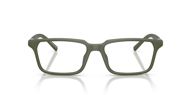 AX3137U Matte Green KunststofEyeglass Frames van B24, Vooraanzicht