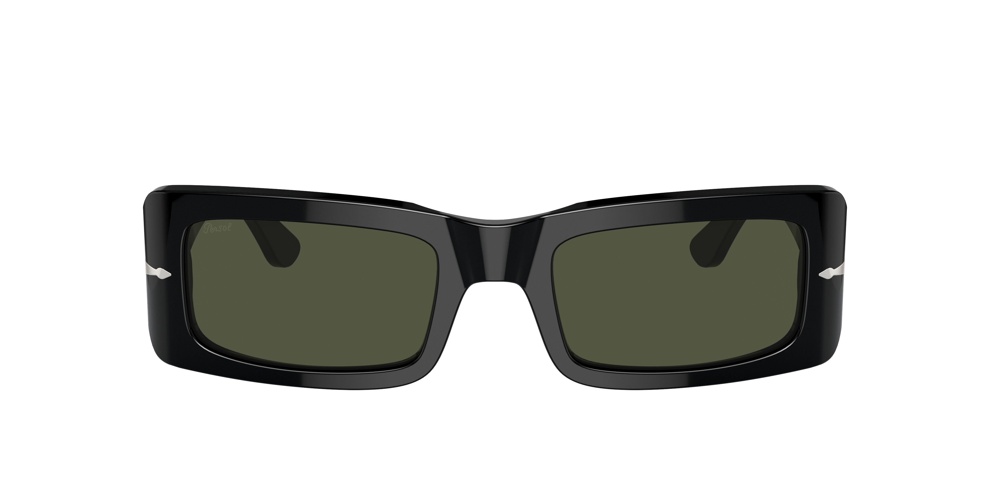 PO3332S Zwart AcetaatSunglass Frames van B24, met getinte lenzen