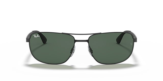 RB3528 Schwarz MetallSunglass Frames von B24, Vorderansicht