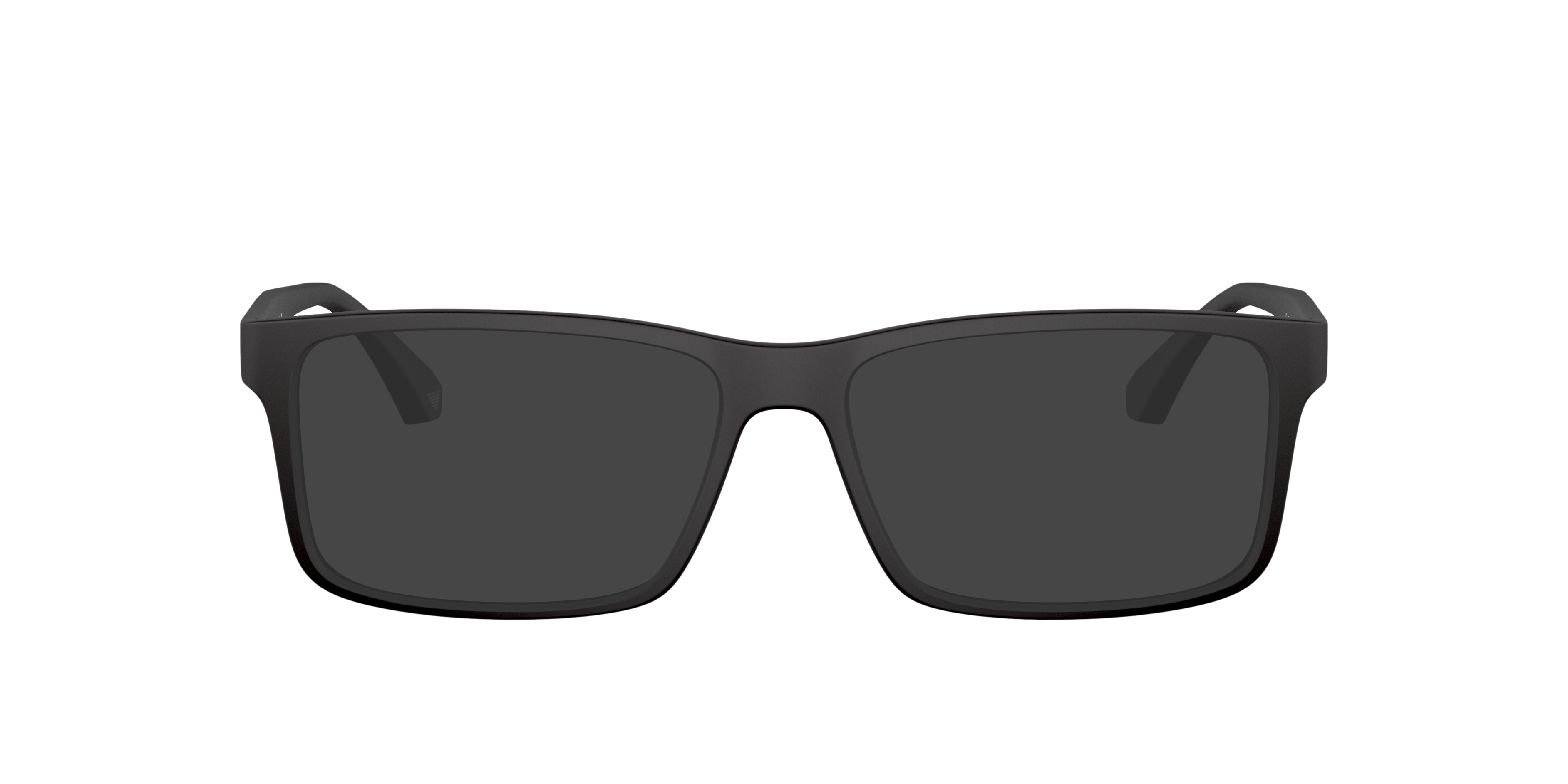 EA3038 Rubber Black KunststoffEyeglass Frames von B24, mit getönten Gläsern