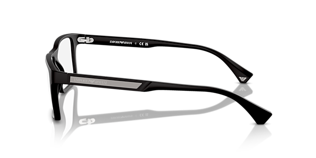 EA3038 Rubber Black KunststoffEyeglass Frames von B24, Seitenansicht