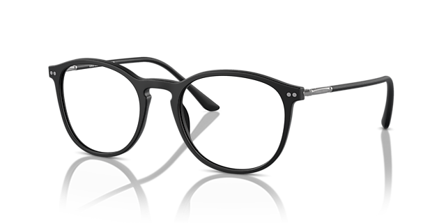 AR7125 Matt Schwarz AcetatEyeglass Frames von B24, Dreiviertelansicht
