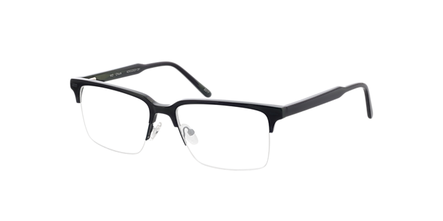 Chuck Green Blue Horn AcetatEyeglass Frames von B24, Dreiviertelansicht