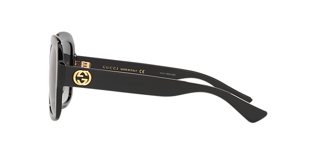 GG0036SN Schwarz AcetatSunglass Frames von B24, Seitenansicht