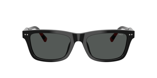 Polo Ralph Lauren - PH4240U, Herren, Schwarz glänzend/Shiny Black/Shiny Red Havana, Größe: Durchschnittlich