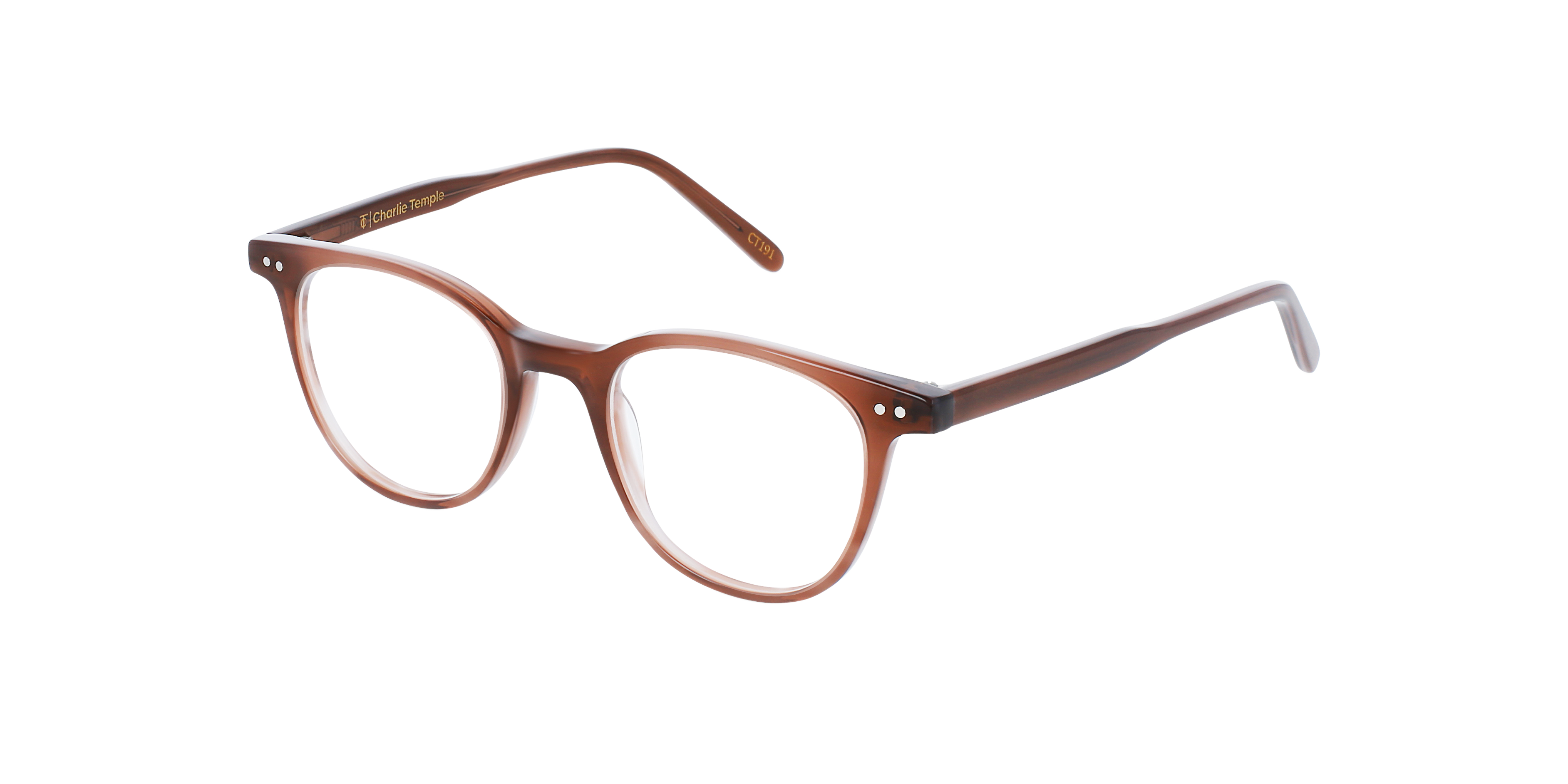 Burton Cinerous Moonlight AcetaatEyeglass Frames van B24, Hoekweergave