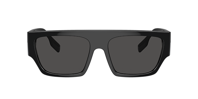 BE4397U Zwart KunststofSunglass Frames van B24, met getinte lenzen