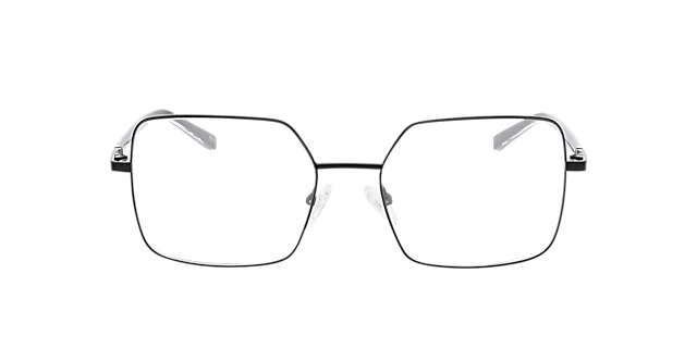 Florenz Zwart MetaalEyeglass Frames van B24, Vooraanzicht