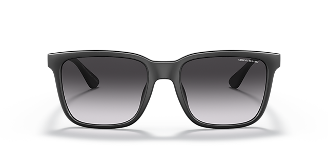 AX4112SU Matt Schwarz KunststoffSunglass Frames von B24, Vorderansicht