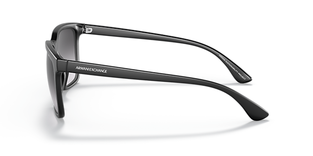 AX4112SU Matt Schwarz KunststoffSunglass Frames von B24, Seitenansicht