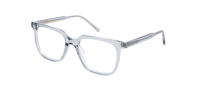 Lloyd Kristalgrijs AcetaatEyeglass Frames van B24, Hoekweergave