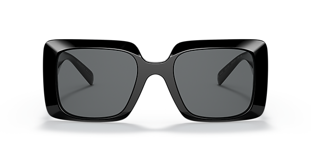 VE4405 Zwart AcetaatSunglass Frames van B24, Vooraanzicht