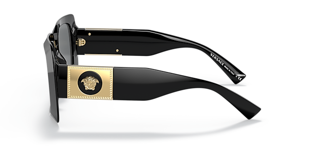VE4405 Zwart AcetaatSunglass Frames van B24, Zijaanzicht