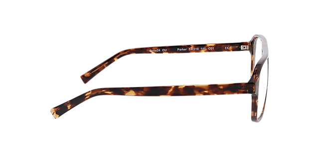 Parker Havana KunststoffEyeglass Frames von B24, Seitenansicht