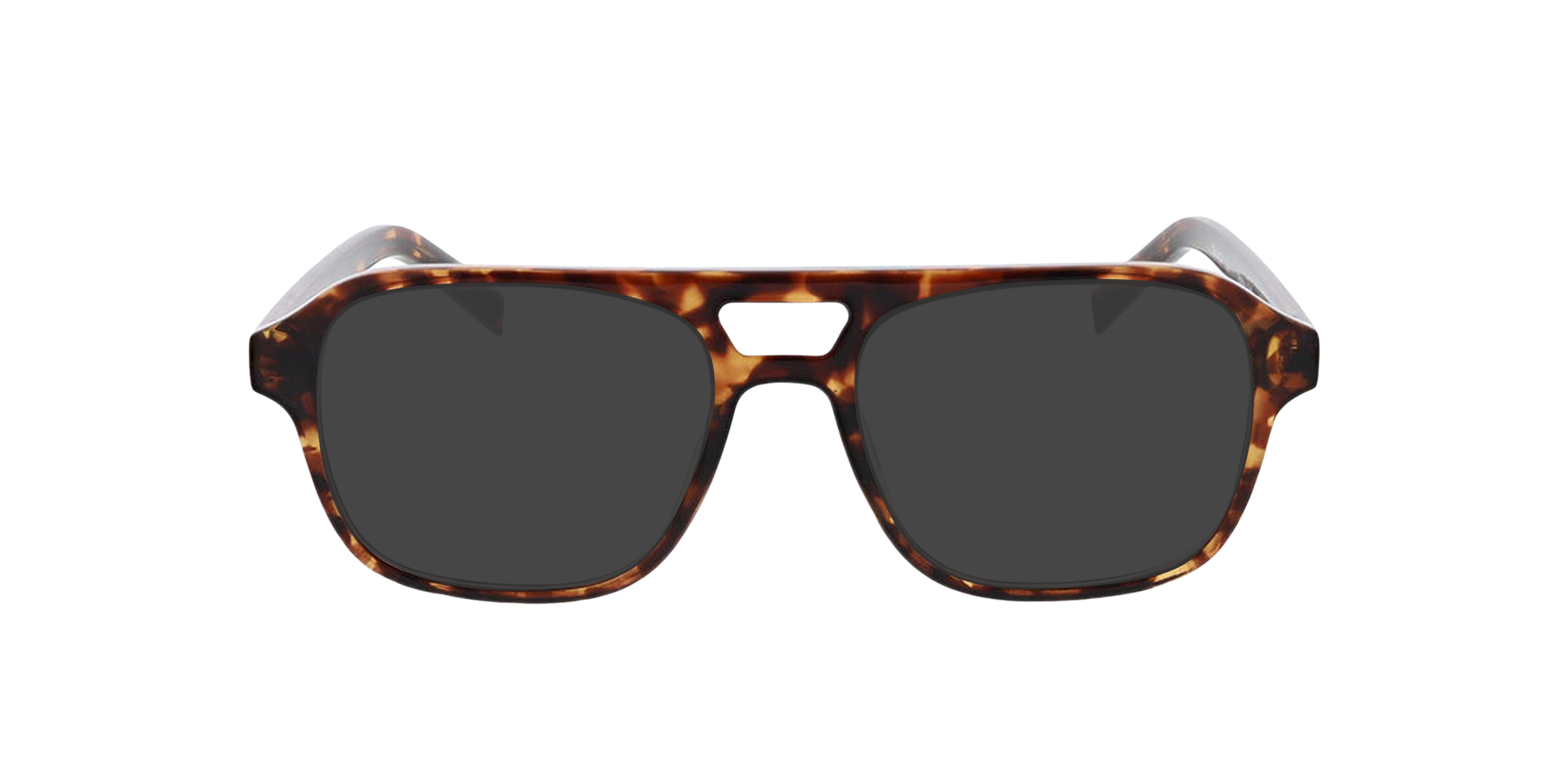 Parker Havana KunststofEyeglass Frames van B24, met getinte lenzen