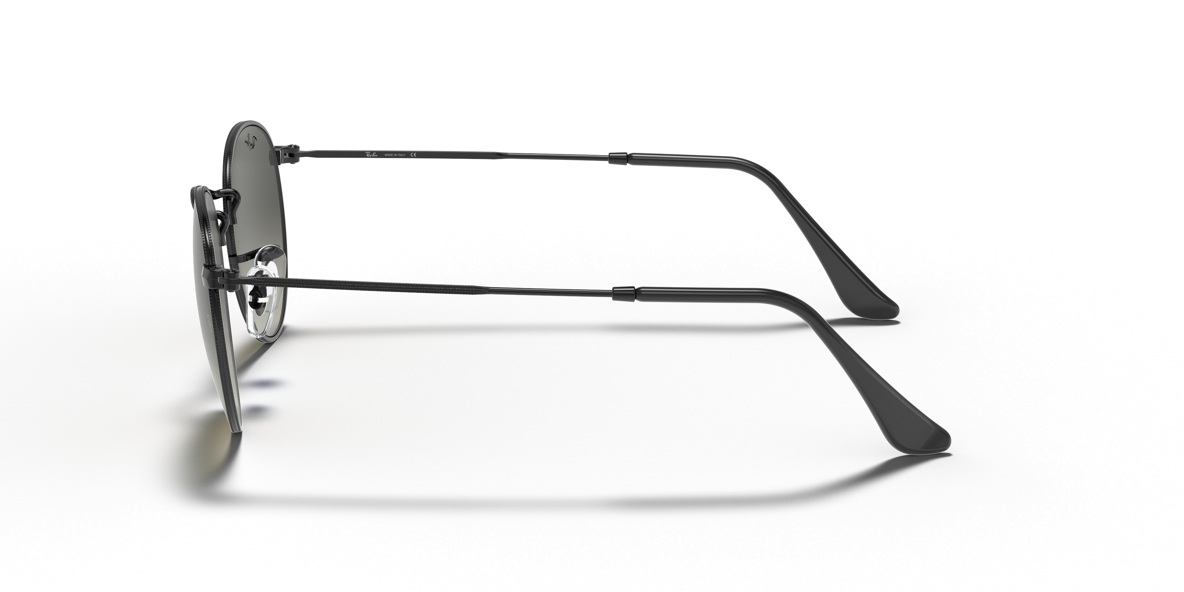 RB3447N Schwarz MetallSunglass Frames von B24, Seitenansicht