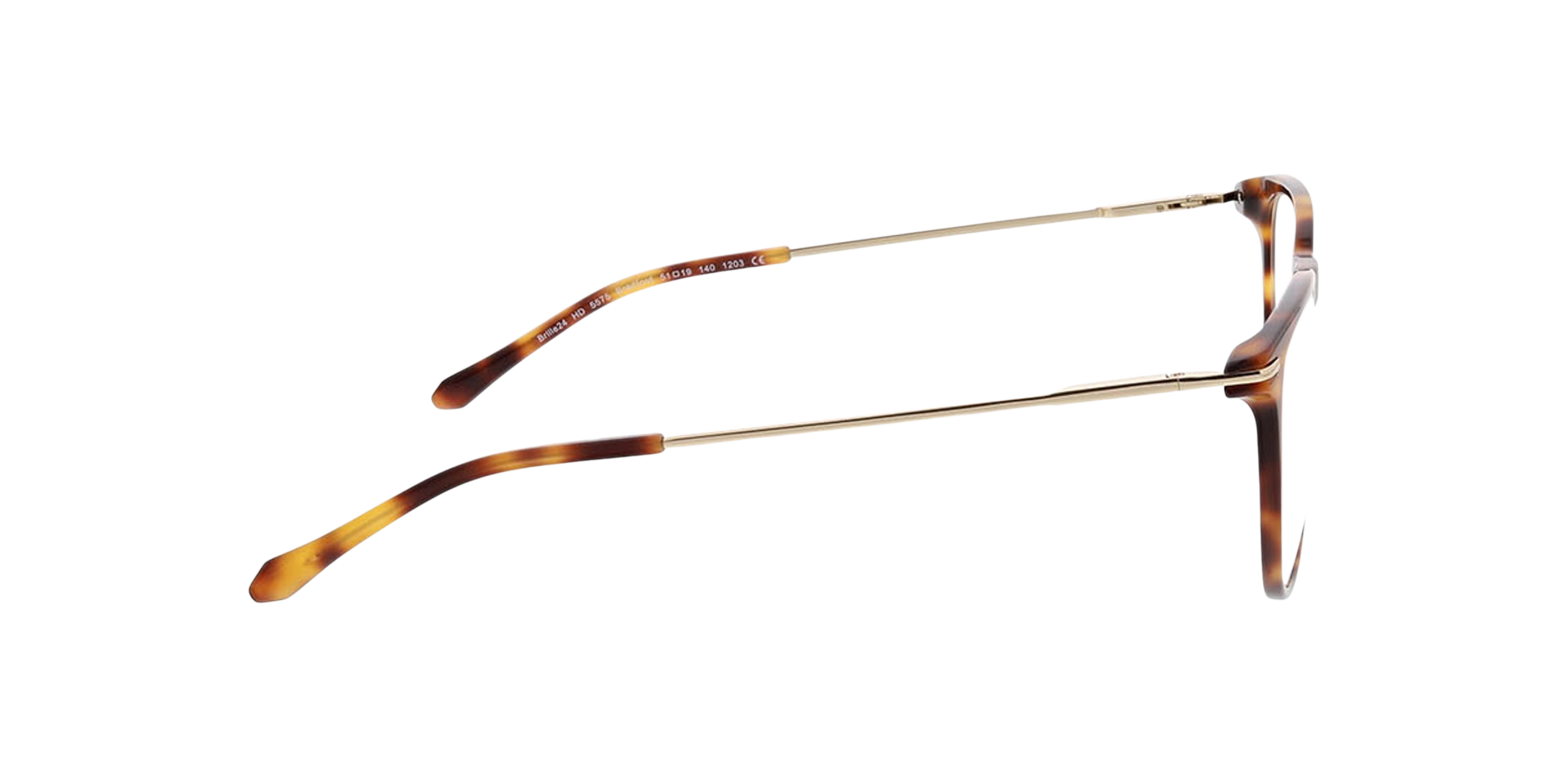 Bradford Havana AcetatEyeglass Frames von B24, Seitenansicht