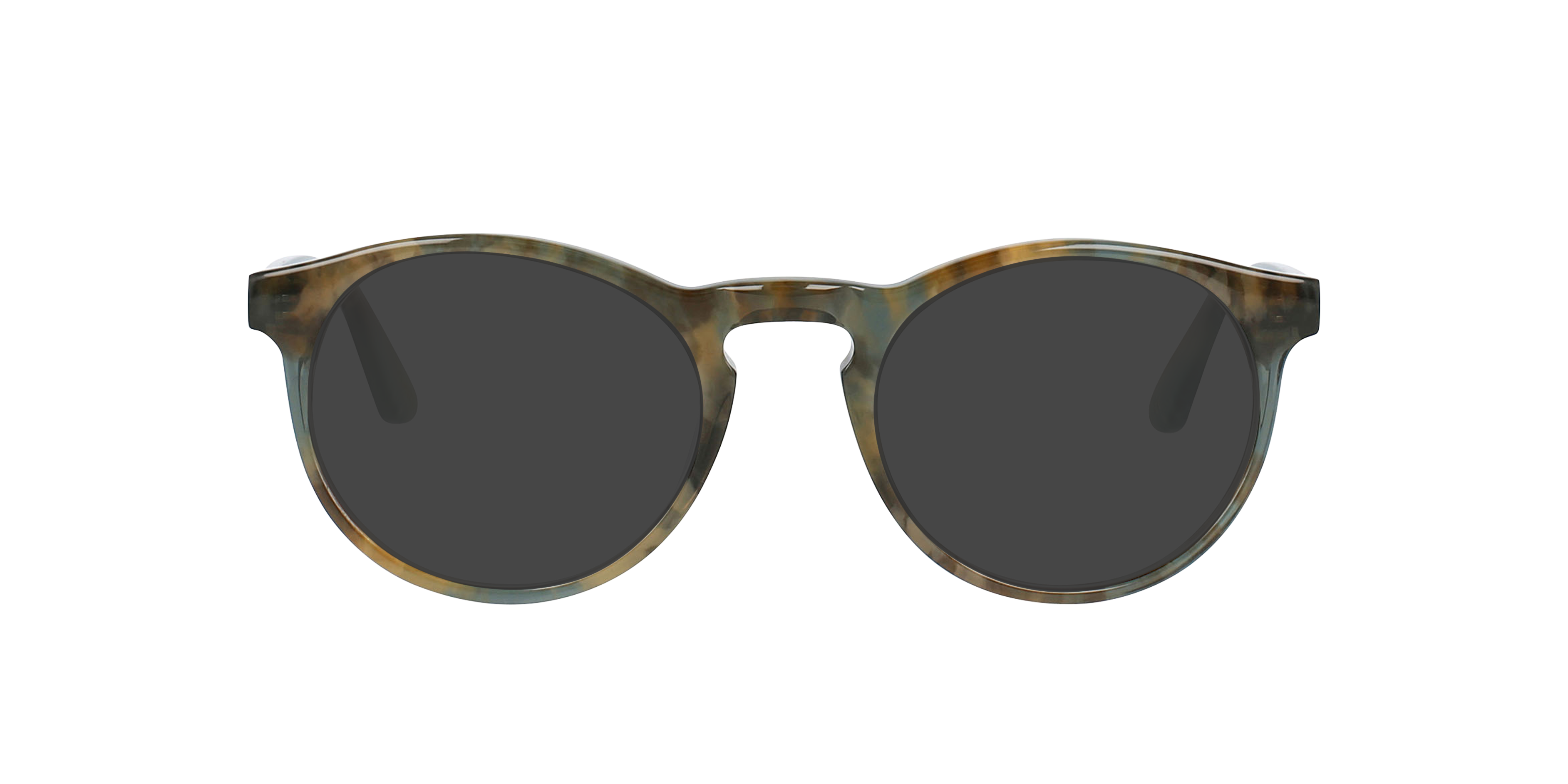 Steven S. African Greenish AcetatEyeglass Frames von B24, mit getönten Gläsern