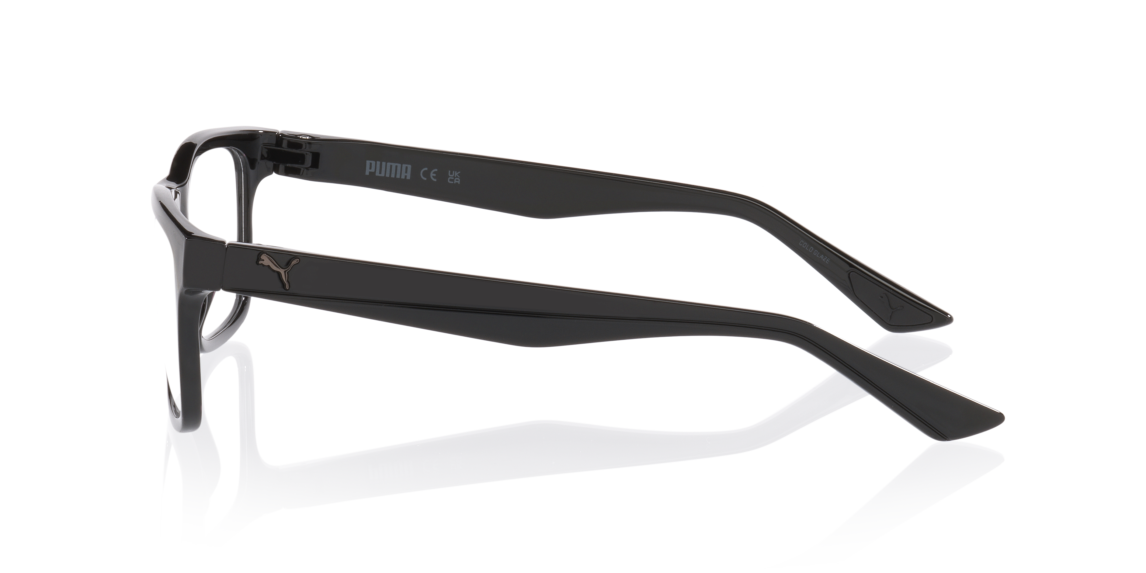 PU0509O Schwarz KunststoffEyeglass Frames von B24, Seitenansicht