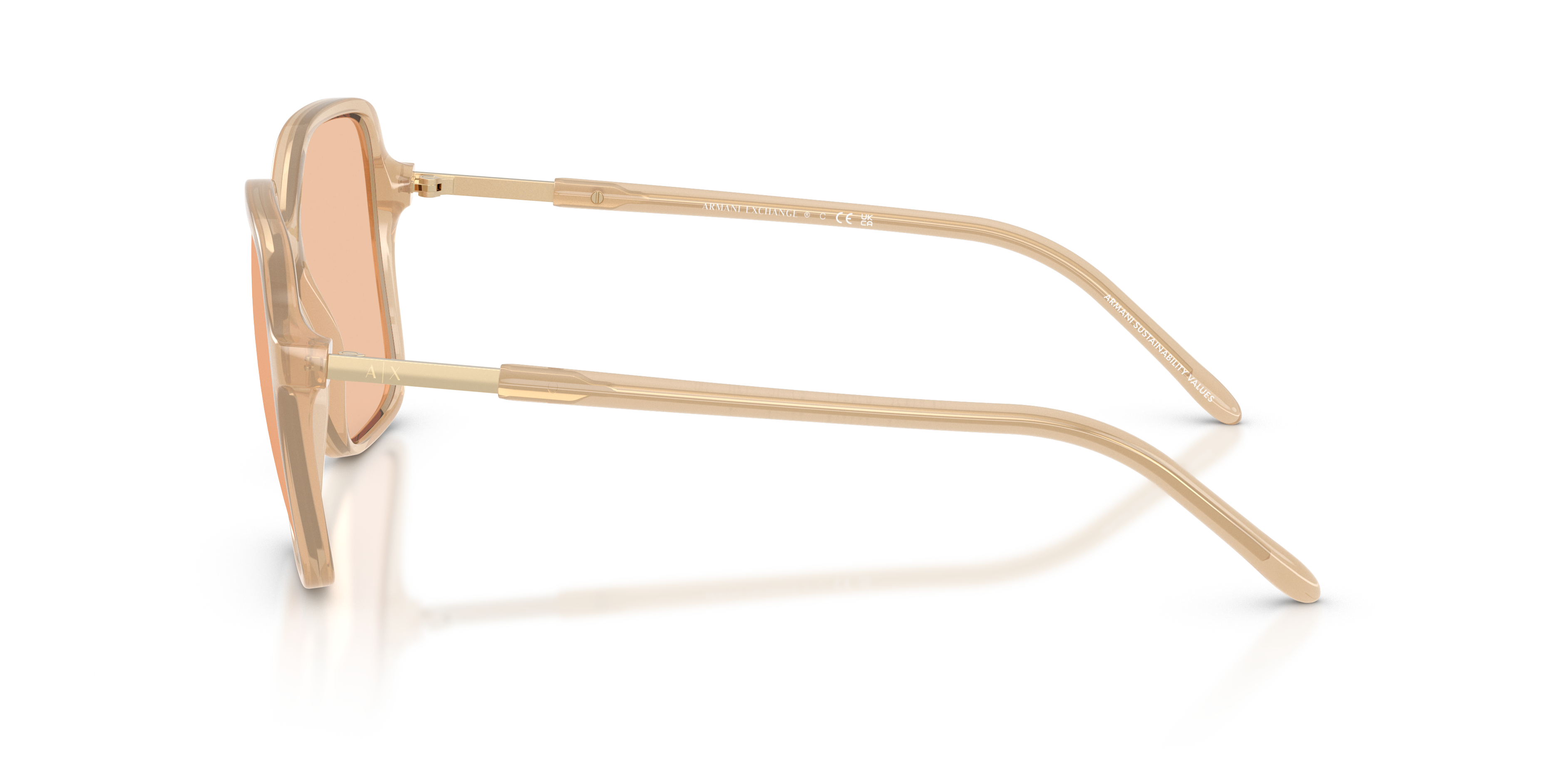 AX4163S Shiny Opal Tundra KunststoffSunglass Frames von B24, Seitenansicht