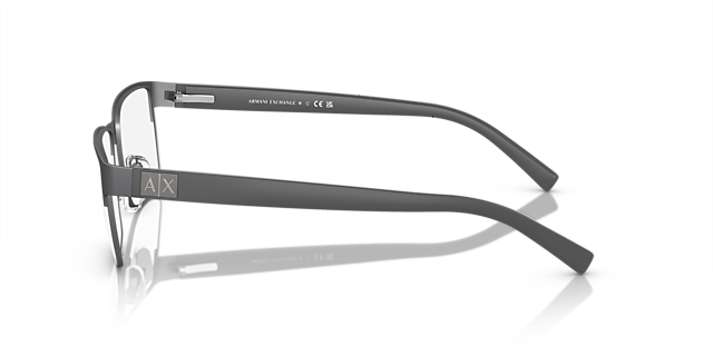 AX1019 Mat Staalgrijs MetaalEyeglass Frames van B24, Zijaanzicht