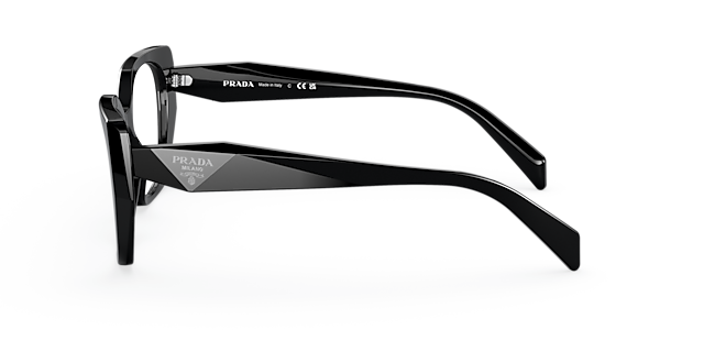 PR 18WV Schwarz AcetatEyeglass Frames von B24, Seitenansicht