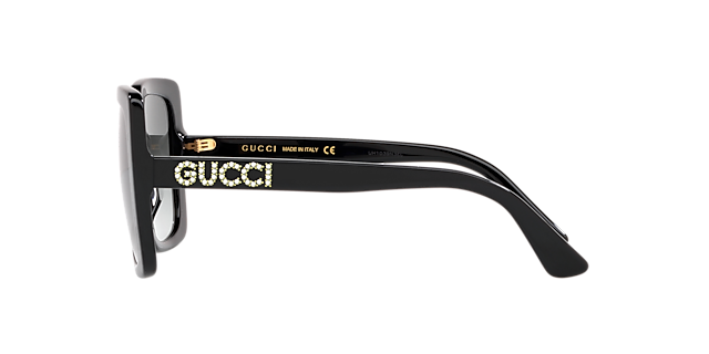 GG0418S Zwart AcetaatSunglass Frames van B24, Zijaanzicht