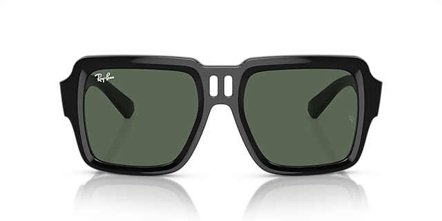 RB4408 Zwart KunststofSunglass Frames van B24, Vooraanzicht