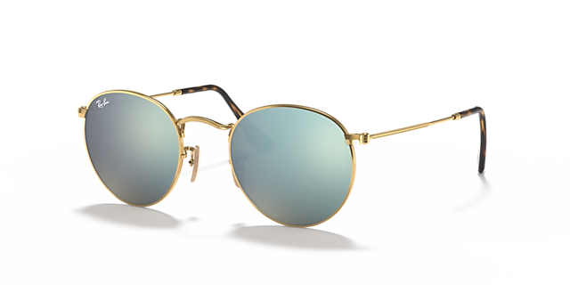 RB3447N Arista goud MetaalSunglass Frames van B24, Hoekweergave