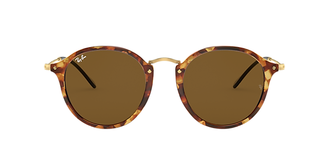 RB2447 Bruin Havana AcetaatSunglass Frames van B24, met getinte lenzen
