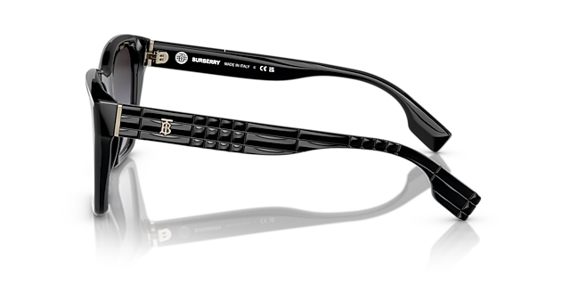 BE4391 Zwart AcetaatSunglass Frames van B24, Zijaanzicht