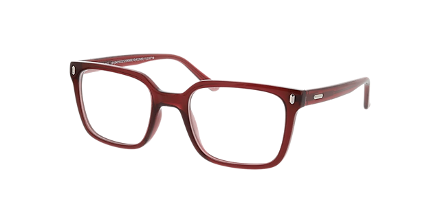 Arizona Crystal Burgundy KunststoffEyeglass Frames von B24, Dreiviertelansicht