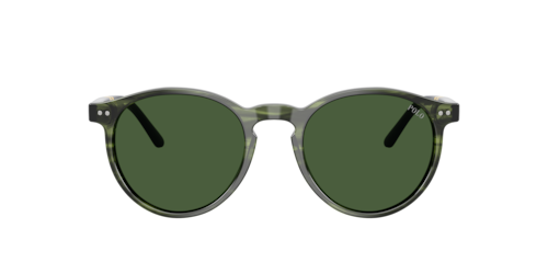 Polo Ralph Lauren - PH4236, Herren, Striped Green Havana/Shiny Dark Havana/Shiny Transparent Grey, Größe: Durchschnittlich