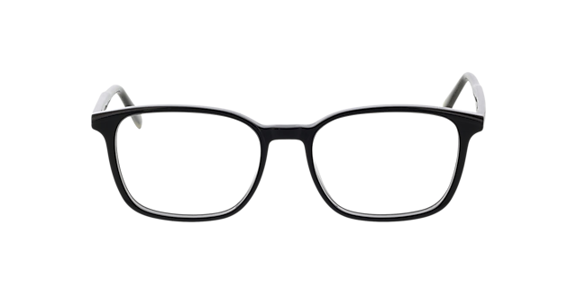 Barcelona Schwarz AcetatEyeglass Frames von B24, Vorderansicht