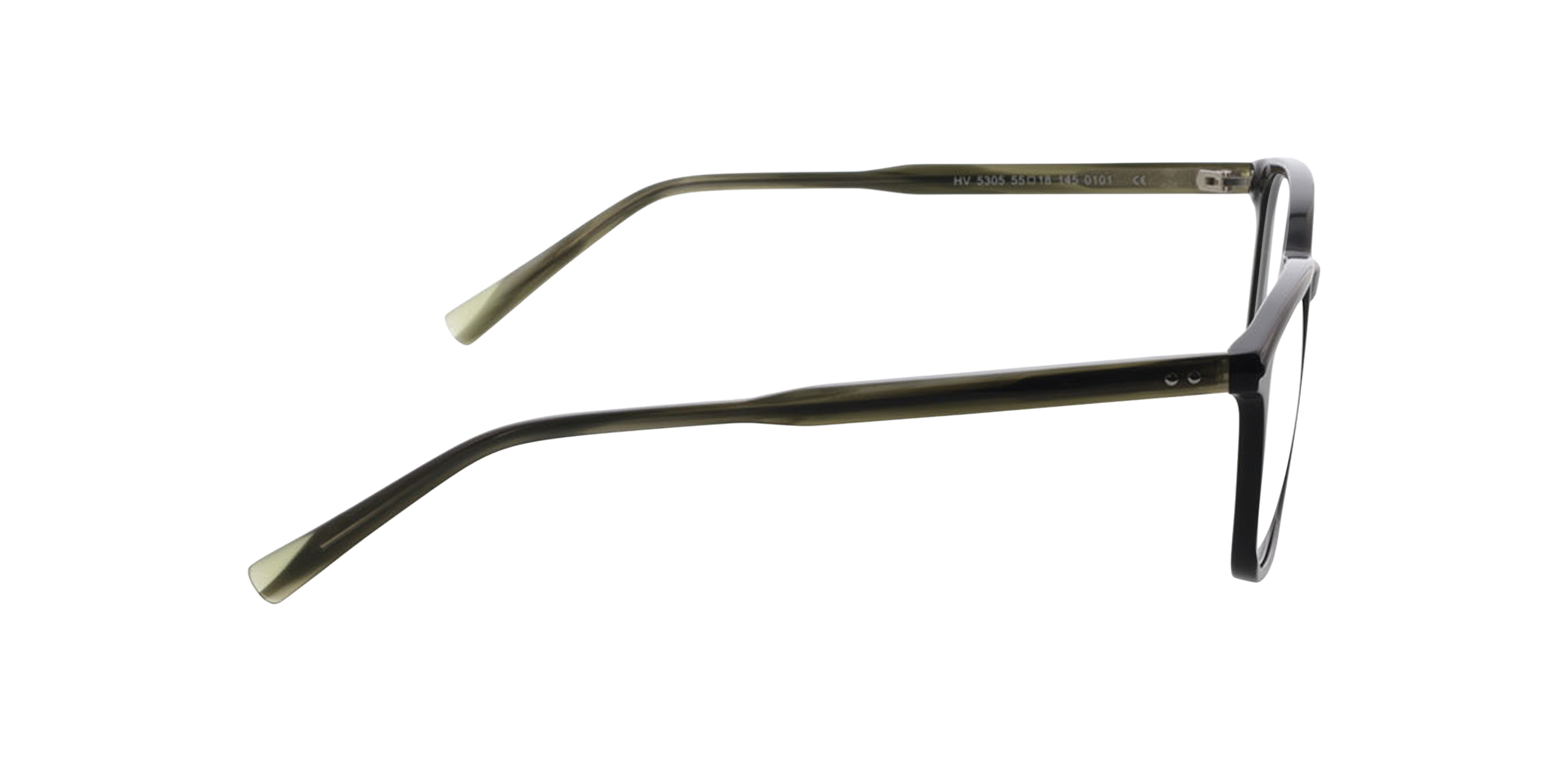 Barcelona Zwart AcetaatEyeglass Frames van B24, Zijaanzicht