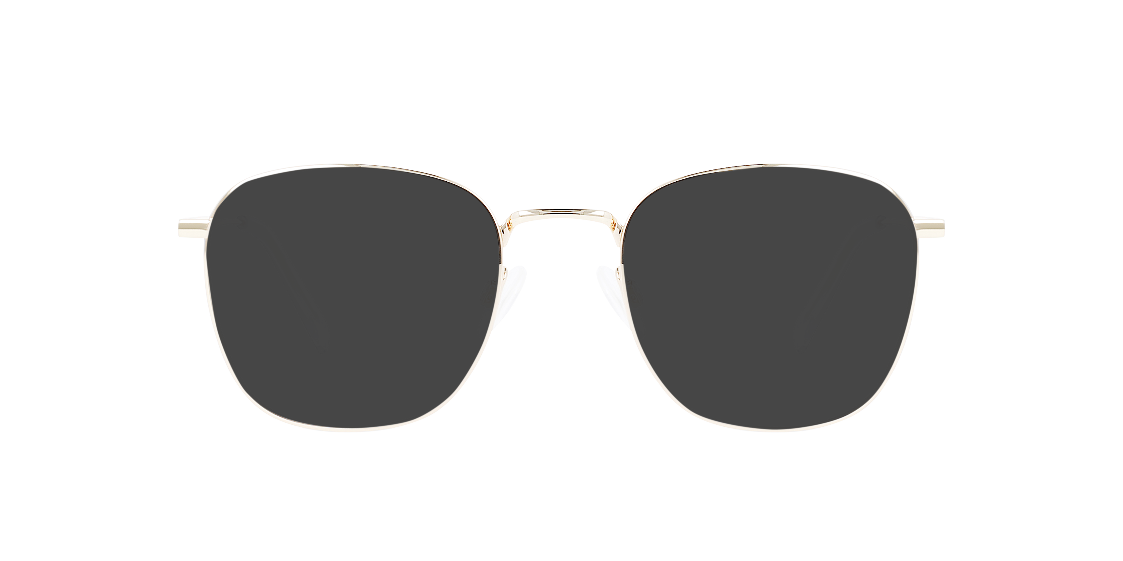 Richy Light Gold Titanium TitanEyeglass Frames von B24, mit getönten Gläsern