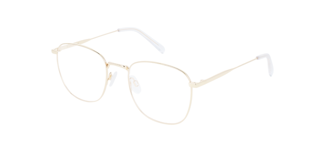 Richy Light Gold Titanium TitanEyeglass Frames von B24, Dreiviertelansicht