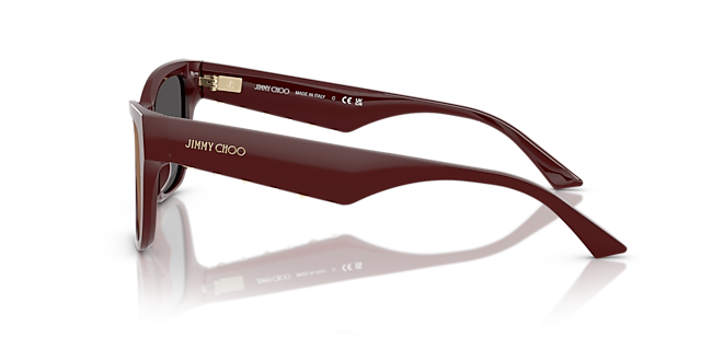 JC5024HU Rot AcetatSunglass Frames von B24, Seitenansicht