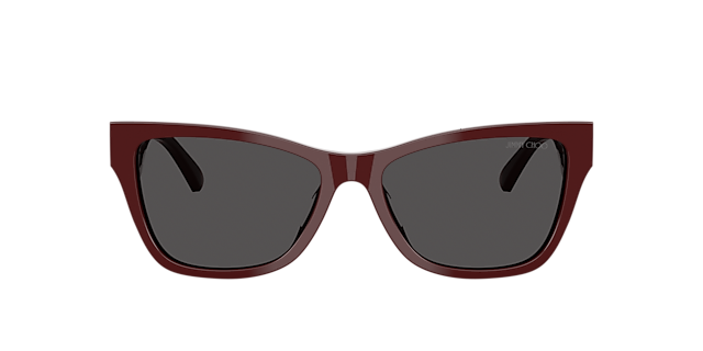 JC5024HU Rot AcetatSunglass Frames von B24, mit getönten Gläsern