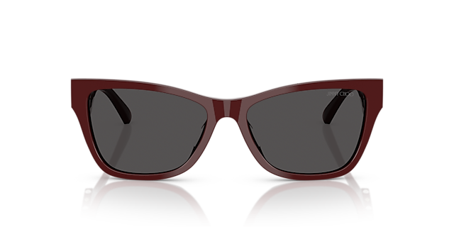 JC5024HU Rot AcetatSunglass Frames von B24, Vorderansicht