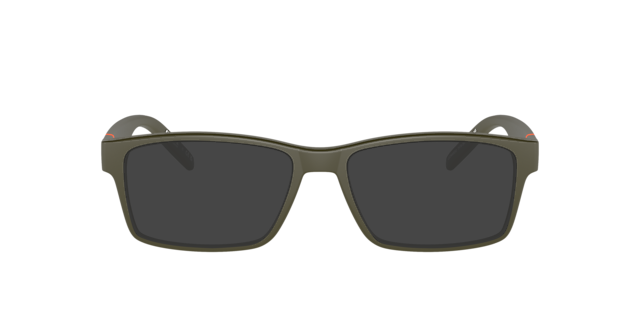 AN7179 Matte Military Green KunststofEyeglass Frames van B24, met getinte lenzen