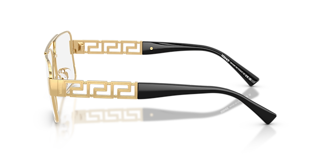 VE1308 Gold MetallEyeglass Frames von B24, Seitenansicht