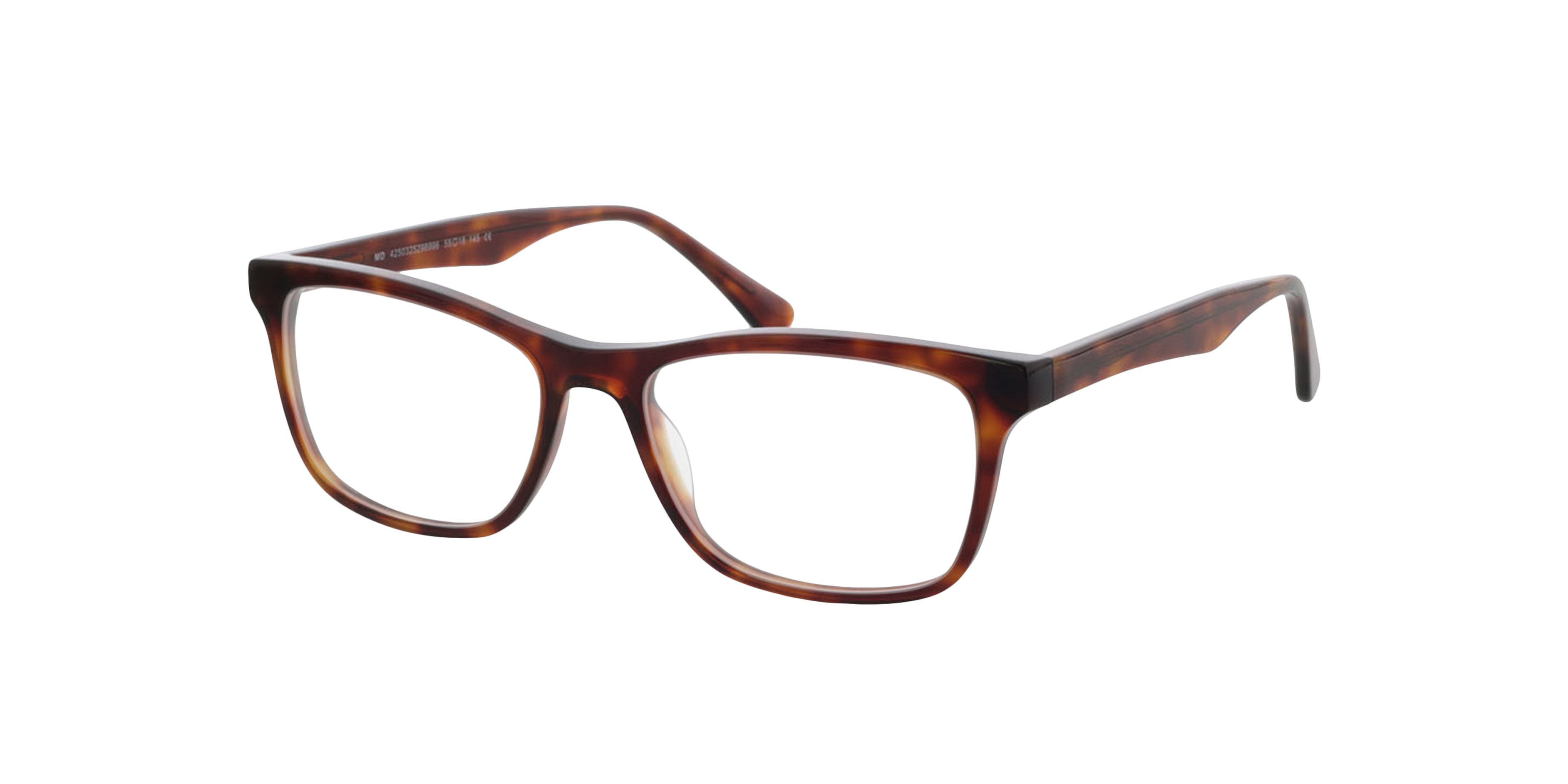 Recife Bruin AcetaatEyeglass Frames van B24, Hoekweergave