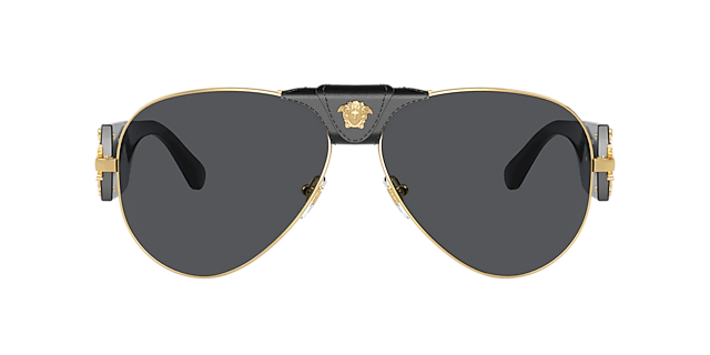 VE2150Q Gold MetallSunglass Frames von B24, mit getönten Gläsern