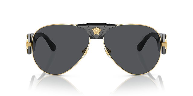 VE2150Q Gold MetallSunglass Frames von B24, Vorderansicht
