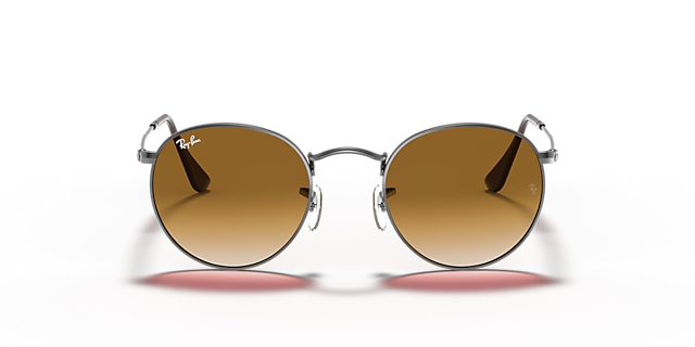 RB3447N Staalgrijs MetaalSunglass Frames van B24, Vooraanzicht