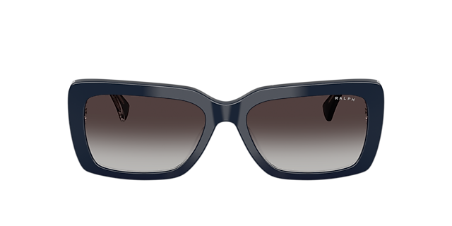 RA5342U Blue Trasparent AcetaatSunglass Frames van B24, met getinte lenzen