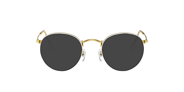 RB3447V Wit MetaalEyeglass Frames van B24, met getinte lenzen