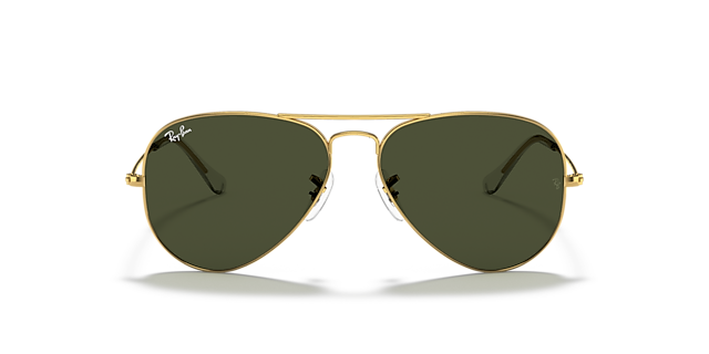 RB3025 Arista Gold MetallSunglass Frames von B24, Vorderansicht