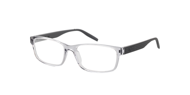 PU0278O Grijs KunststofEyeglass Frames van B24, Hoekweergave